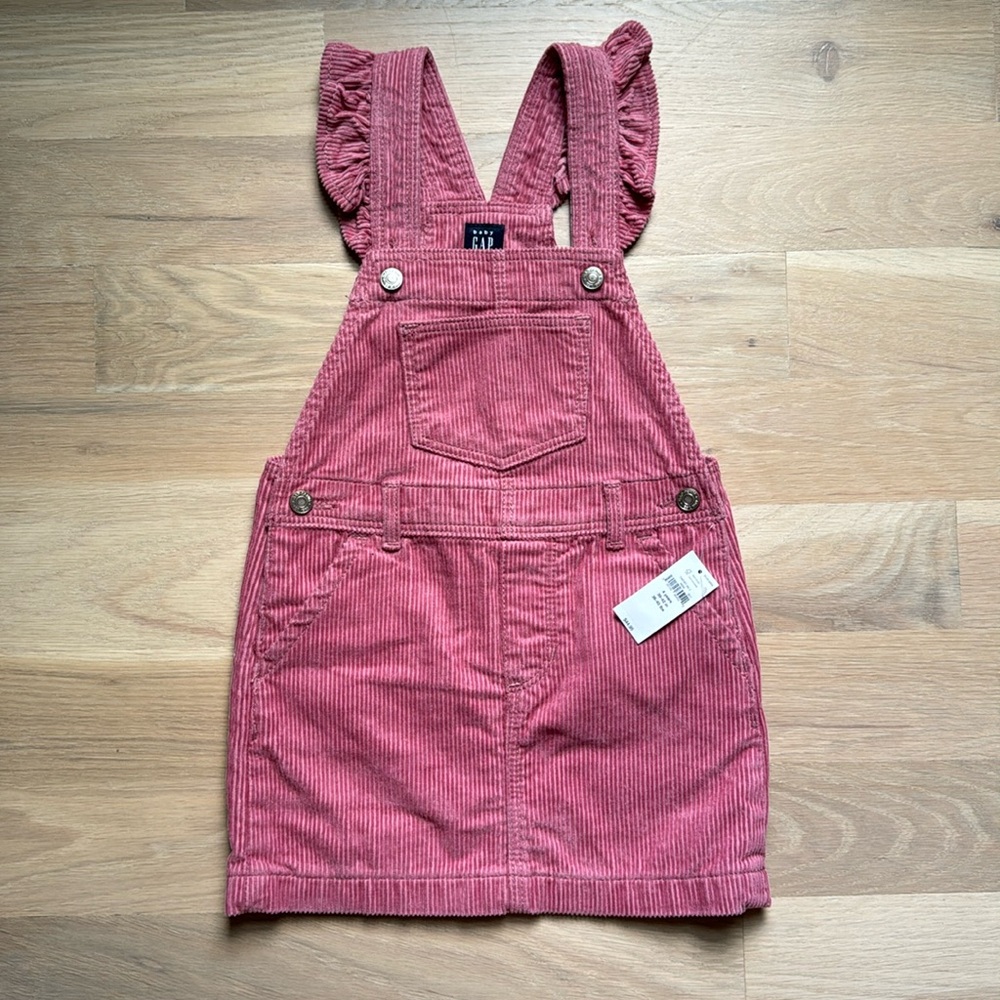 🆕 Toddler Girls’ Gap Pink Corduroy Skirtall - Size 4 ** NWT **